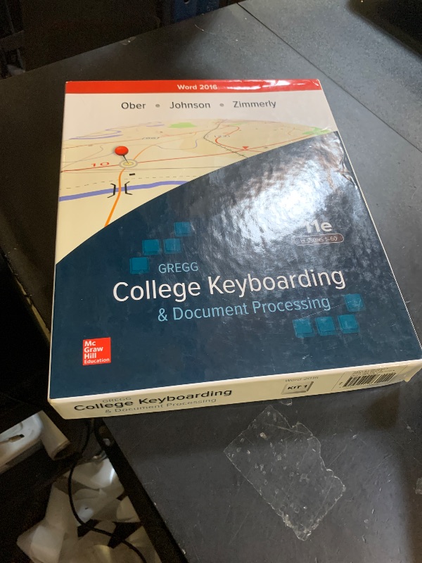 Photo 1 of Gregg College Keyboarding & Document Processing (Gdp11) Microsoft Word 2016 Manual Kit 1: 1-60