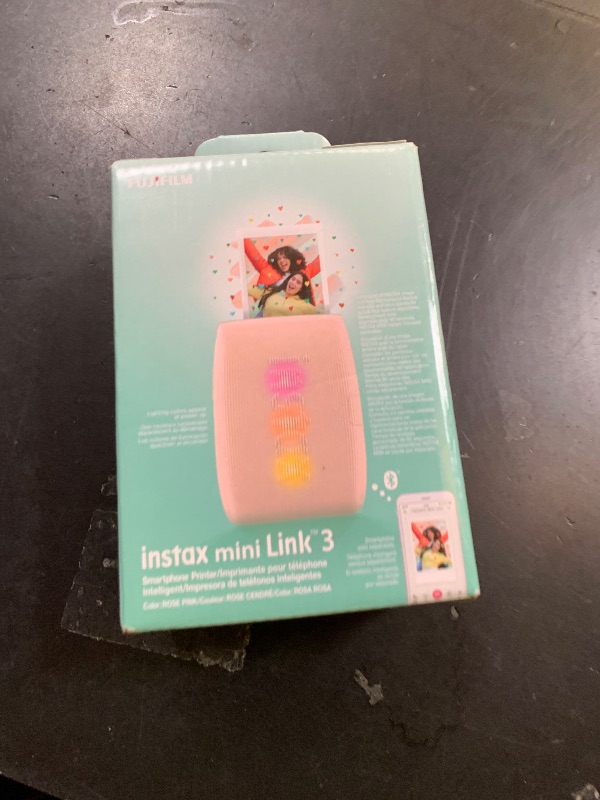 Photo 1 of Fujifilm Instax Mini Link 3 Smartphone Printer - Rose Pink