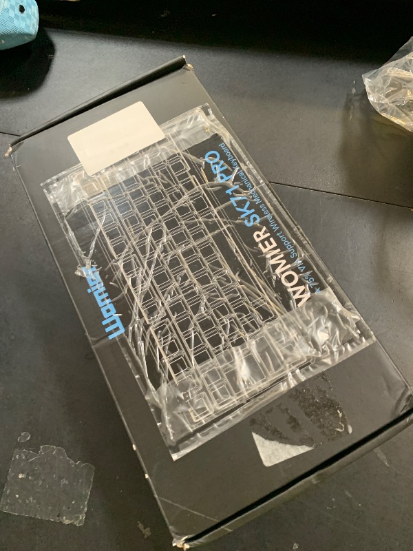 Photo 1 of Womier 75% Wireless Mechanical Keyboard, Creamy Keyboard Gaming QMK/VIA, CNC Aluminum with 8000mAh Battery, Tri-Mode Key Board Custom Hot Swappable RGB Backlit for Windows/Mac/PC (SK71 PRO-Brown)