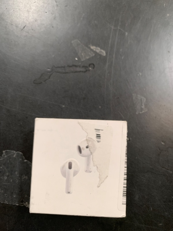 Photo 1 of Apple AirPods 4 Wireless Earbuds, Bluetooth Headphones, with Active Noise Cancellation, Adaptive, Transparency Mode, Personalized Spatial Audio, USB-C Charging Case, Wireless Charging, H2 Chip
