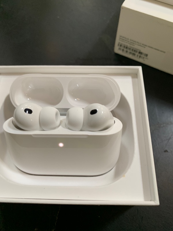 Photo 1 of Apple AirPods Pro 3 Wireless Earbuds, Active Noise Cancellation, Live Translation, Heart Rate Sensing, Hearing Aid Feature, Bluetooth Headphones, Spatial Audio, High-Fidelity Sound, USB-C Charging