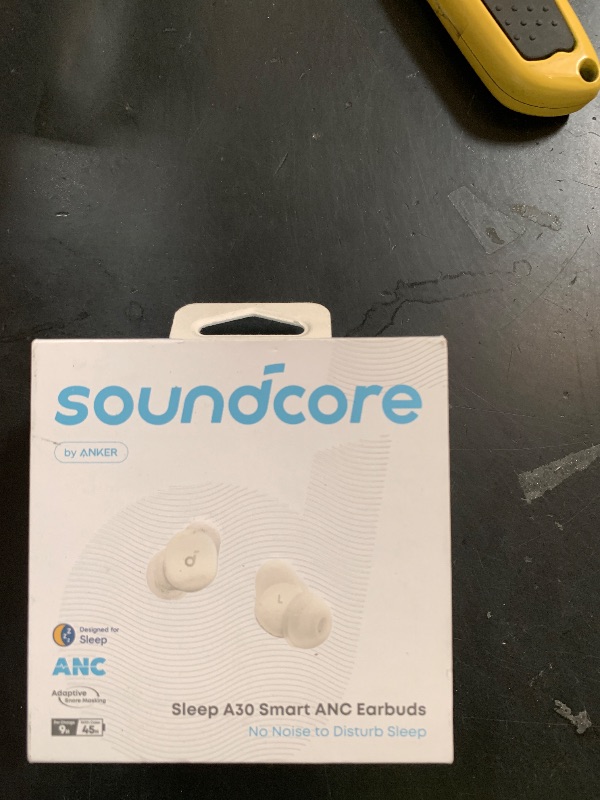Photo 1 of soundcore Sleep A30 by Anker Sleep Earbuds, Smart Active Noise Cancelling Sleep Headphones, Adaptive Snore-Masking System, Ultra-Comfort for Side Sleepers, 45H Playtime