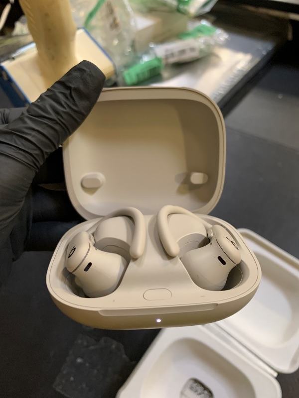 Photo 1 of Beats Powerbeats Pro 2 - Wireless Noise Cancelling Workout Earbuds with Secure- Fit Earhooks, Up to 45-Hour Battery with Charging Case, Sweat & Water Resistant, Heart Rate Monitoring - Quick Sand