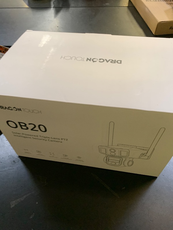 Photo 1 of Dragon Touch 4G LTE Cellular Security Camera Outdoor, 4K Wireless Solar Bullet-PTZ Cam, 3 Lens, 10x Optical Zoom, 4G or WiFi 2 Mode, 360° PTZ AI Tracking, SIM Card and 64GB SD Card Included