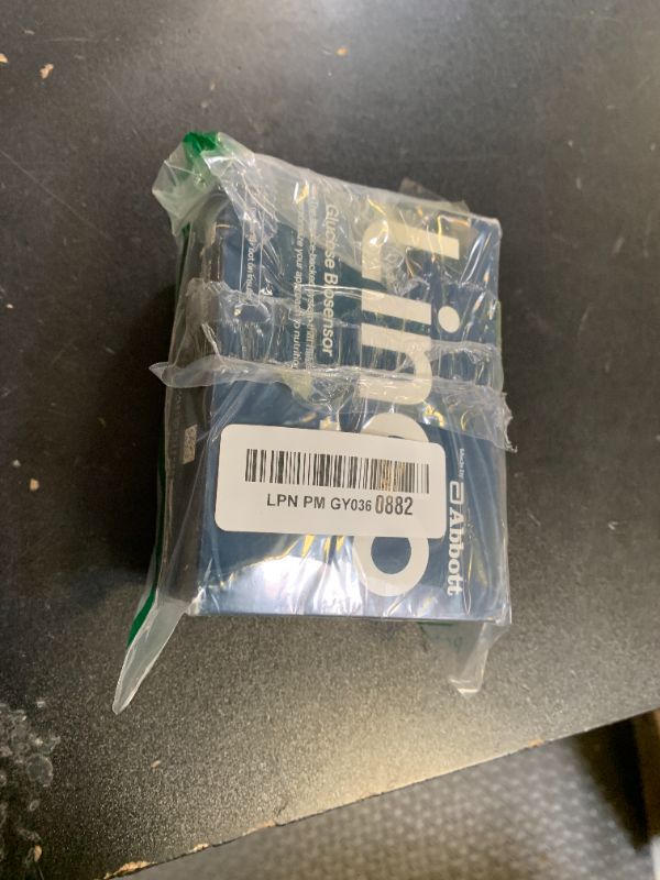 Photo 1 of Lingo Continuous Glucose Monitor (CGM). Made by Abbott. Optimize Your Nutrition with Real-time Glucose Data & Insights. 1 Lingo biosensor lasts up to 14 Days*. Works with iOS and Android. US Only.