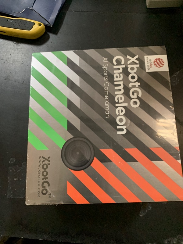 Photo 1 of XbotGo Chameleon AI Auto Sports Action Camera - 4K 60FPS Soccer Camera and Basketball Tracking Camera for Team Sports, Live Streaming, No Subscription, Works with iOS & Android (Lemon Green)