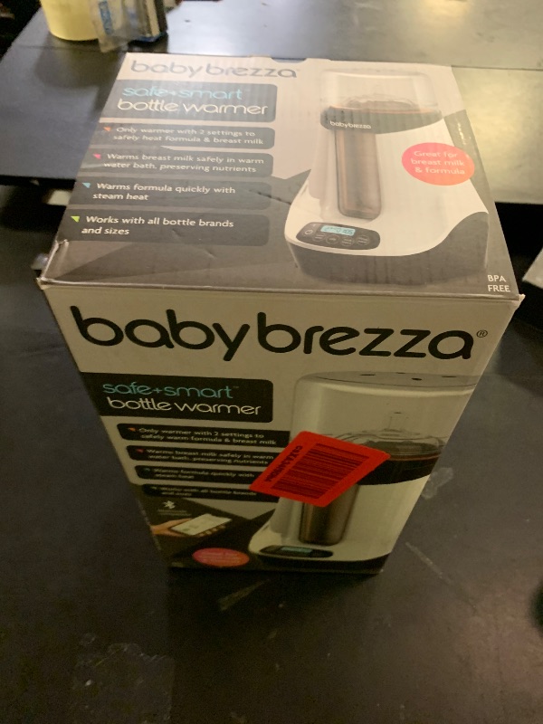 Photo 1 of Baby Brezza Smart Baby Bottle Warmer, Breastmilk Warmer + Defroster – Free App - Different Temperatures for Breastmilk + Formula - Universal Fit for All Bottles + Milk Bags - Calentador de Biberones