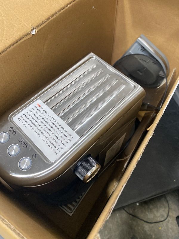 Photo 1 of **********MISSING PARTS*******
CASABREWS 3700 Essential Espresso Machine 20 Bar, Stainless Steel Cappuccino & Latte Coffee Maker with Steam Frother for Home, 43.9oz Water Tank, Silver