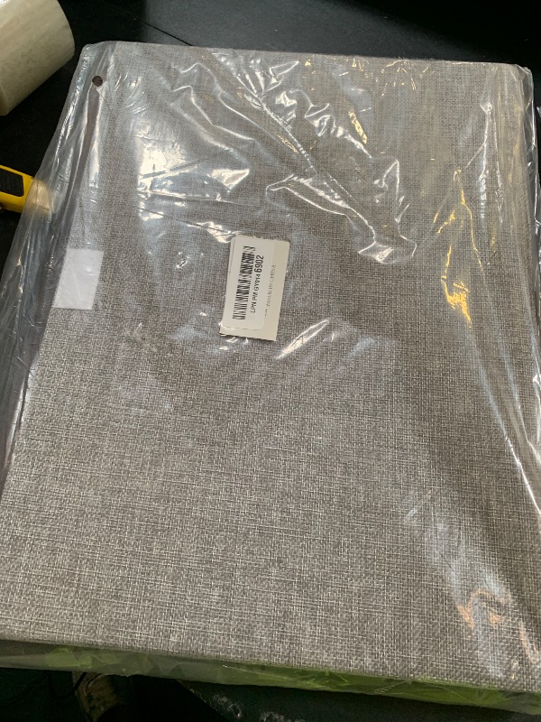 Photo 1 of Bagnizer Large 42 Quarts Fabric Storage Bins with Lids [2-Pack] Linen Collapsible Foldable Storage Cubes, Closet Organizer Containers boxes with Handles for Home Office (16.7 x 12 x 12, Gray)