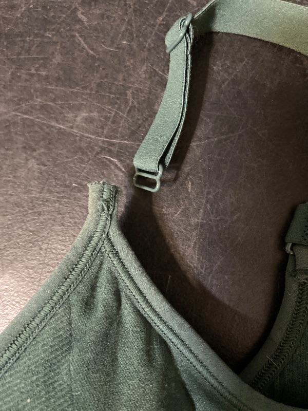Photo 1 of (M) Size Women's Seamless Medium Support Cami Sports Bra - All In Motion™ Dark Green