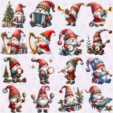 Photo 1 of 24 PCS Christmas Wooden Ornaments - 12 Unique Patterns with Hemp Rope | Xmas Tree, Home & Garden Decor