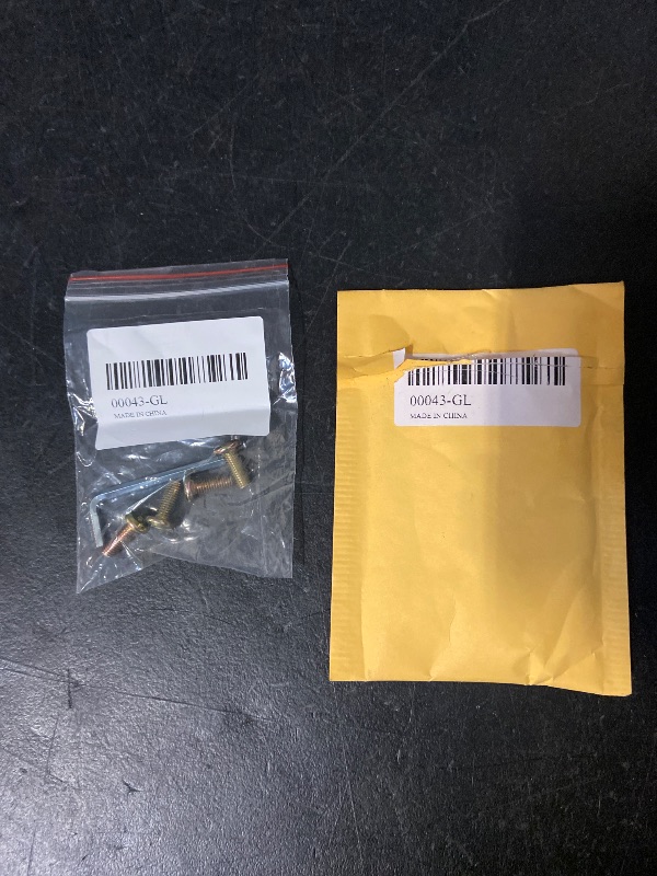 Photo 1 of (Pack of 4) M6 Bolts and a hex key Product code 00043GL Socket Head Cap Screw Bolt Bronze Tone 