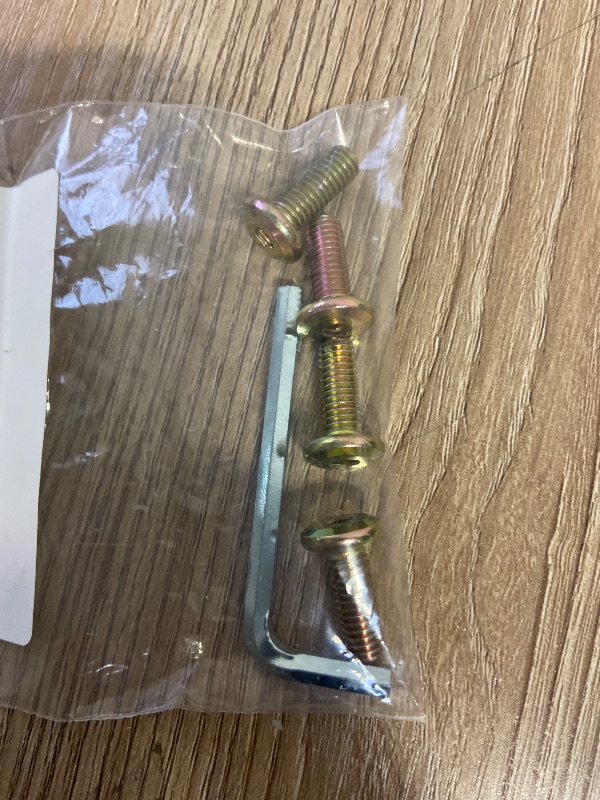 Photo 1 of (Pack of 4) M6 Bolts and a hex key Product code 00043GL Socket Head Cap Screw Bolt Bronze Tone 