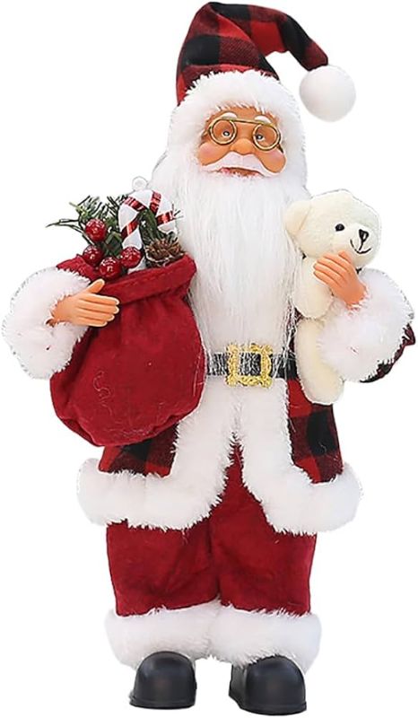Photo 1 of Christmas Santa Collection Doll, 12" Inch