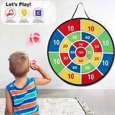 Photo 1 of Children with sticky ball 74CM large dart board Family interactive game educational arithmetic indoor/outdoor sports toys gift
