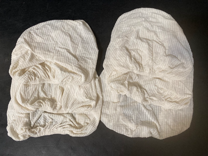 Photo 1 of 6 pack Yikko Soft Stretch Spandex Jacquard Slipcovers, Corn Grain Texture Chair Slipcovers fit for Office,Dining Room,Bar,Wedding Chair Seat Cushions, Washable Removable Home Decor.