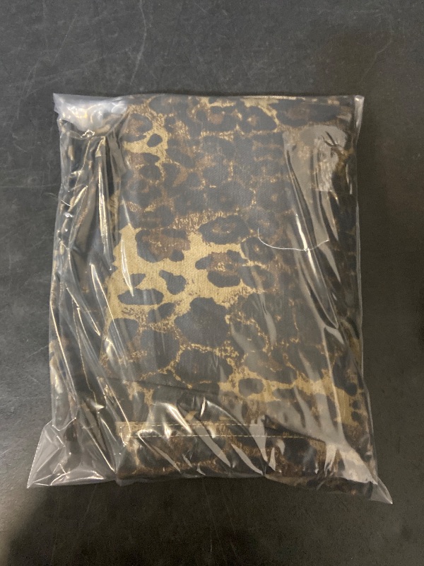 Photo 1 of Size XL Women's Leopard Print Overalls Street Retro Leopard Print Work Pants Women's Loose Casual Overalls Jumpsuit
