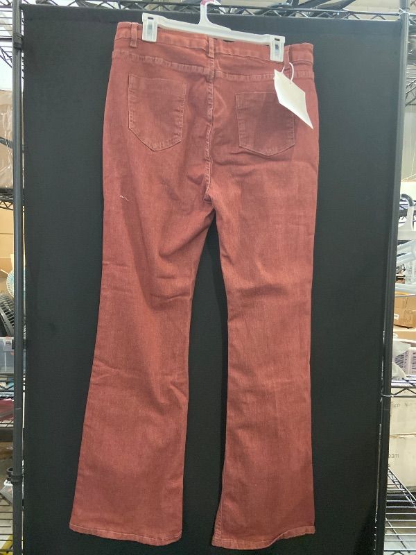 Photo 1 of Size XXXL QBLB High Rise Corduroy Flare Jean in Brown