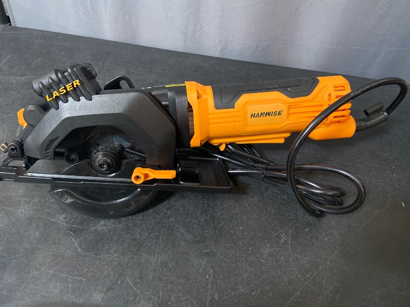 Photo 1 of Hanwise Compact Circular Saw with Laser Guide, Mini Saw