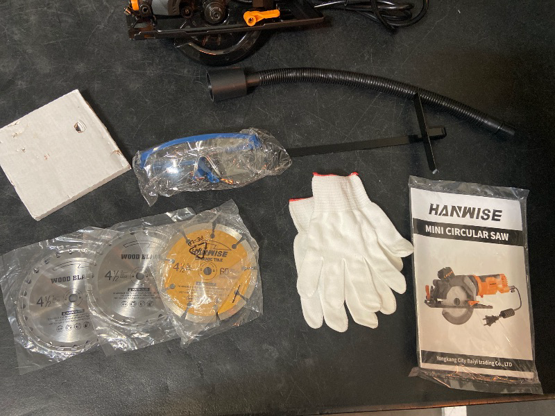 Photo 1 of Hanwise Compact Circular Saw with Laser Guide, Mini Saw