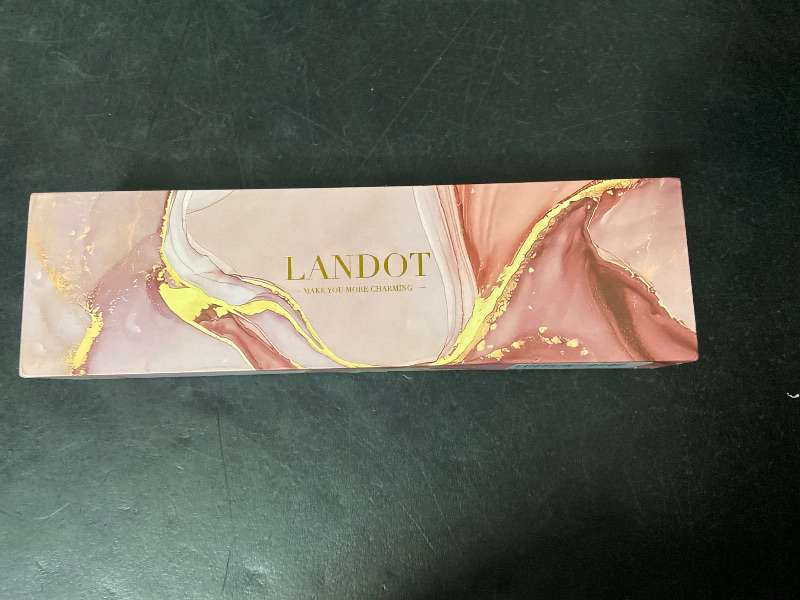 View 5 of LANDOT 2-in-1 Hair Straightener & Curling Iron - Create Salon Waves, Curls & Straight Styles Floating Plates, Anti-Frizz & Tangle-Free | Dual Voltage, Temp 250-450°F for All Hair Types