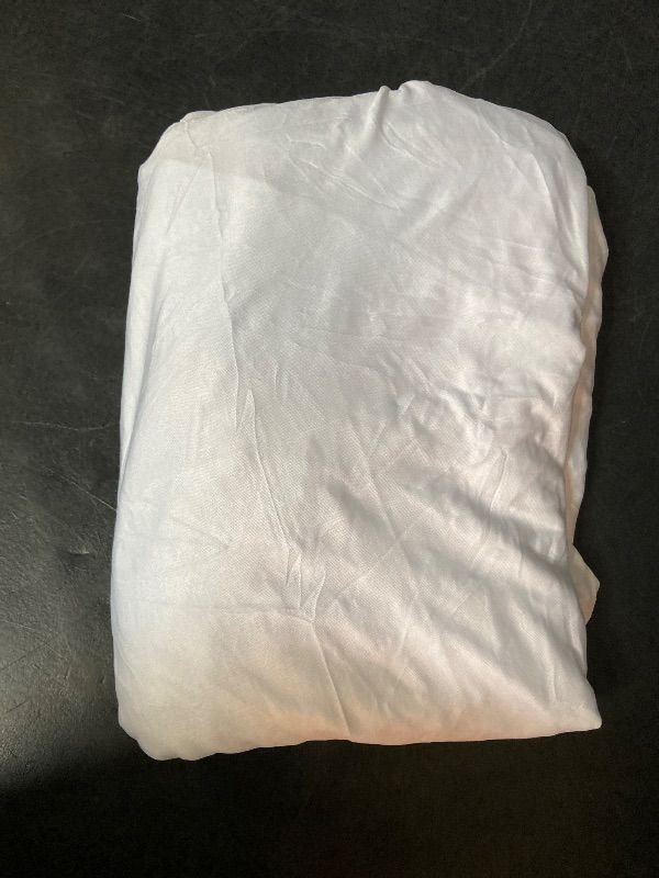 Photo 1 of 2 Pack Stretch Spandex Table Covers (White, 6 Foot)
