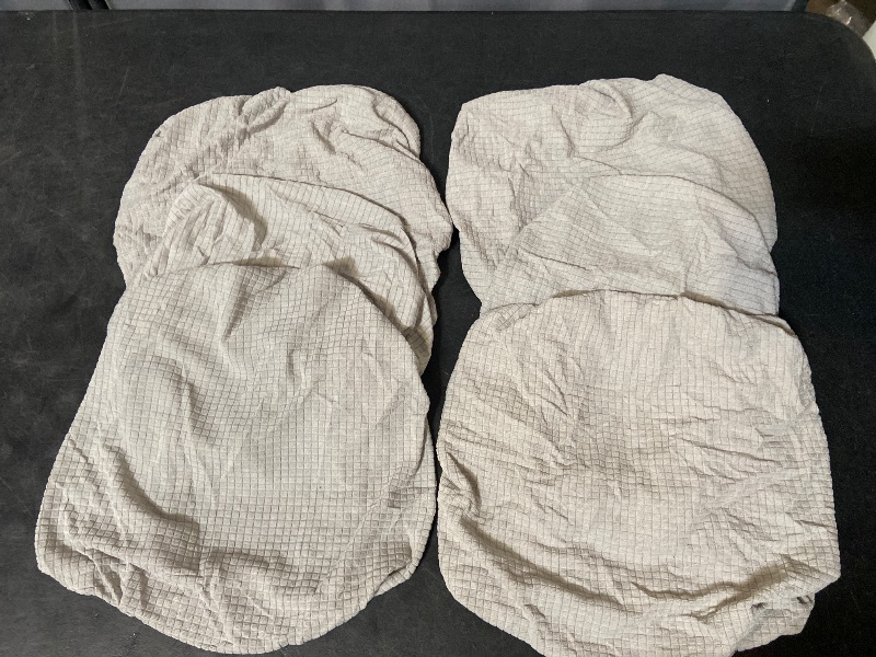 Photo 1 of 6 pack Chair Cover Stretch Round Back Chair Cover for Dining Room Kitchen Elastic Dining Table Chair