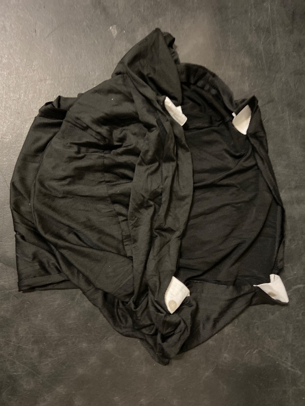 Photo 1 of Folding Chair Covers 30 PCS Stretch Spandex Chair Covers Upgraded Universal Washable Fitted Chair Slipcovers Protector for Party, Wedding, Holidays, Banquet, Celebration (Black, 30 PCS)
