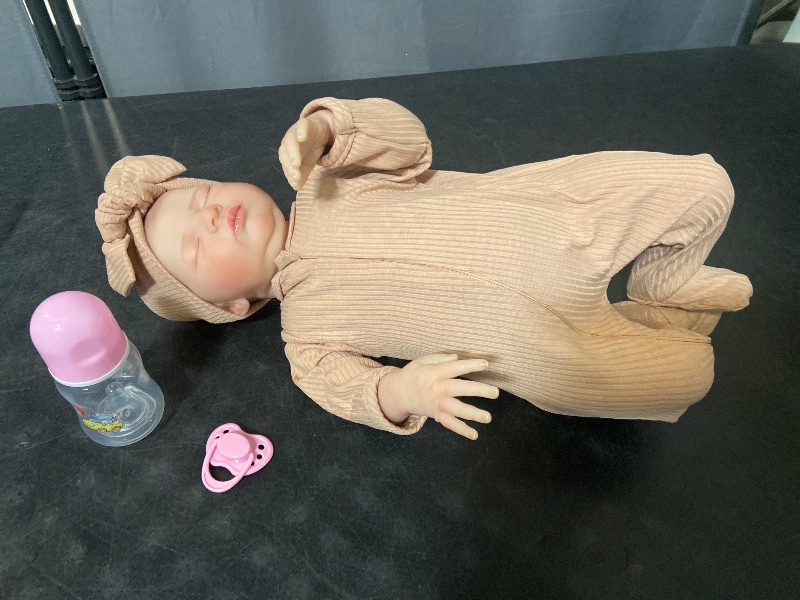 Photo 1 of 19" Toddler Newborn Adorable Realistic Cloth Body Lifelike Reborn Baby Dolls Toy