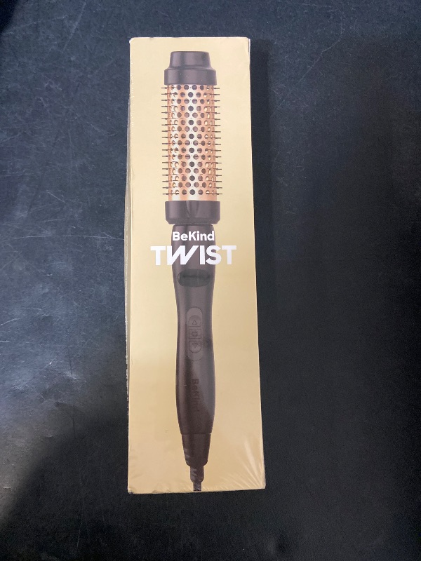 Photo 1 of Bekind Twist Pro Thermal Brush - 1.5 Inch Versatile Heated Round Hot Air Brush Dryer, Effortless Blowout Curling Hair Styling Tools, Negative Ion Blow Out Hot Round Brush, 20s Heats (Black)
