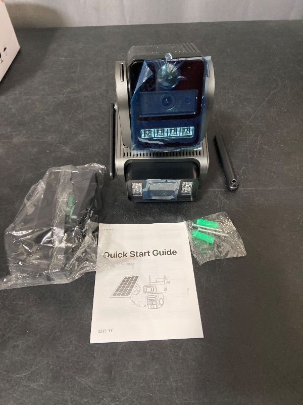 Photo 1 of Dual Lens Solar Camera WIFI Security Outdoor Surveillance Camera Solar Panel
