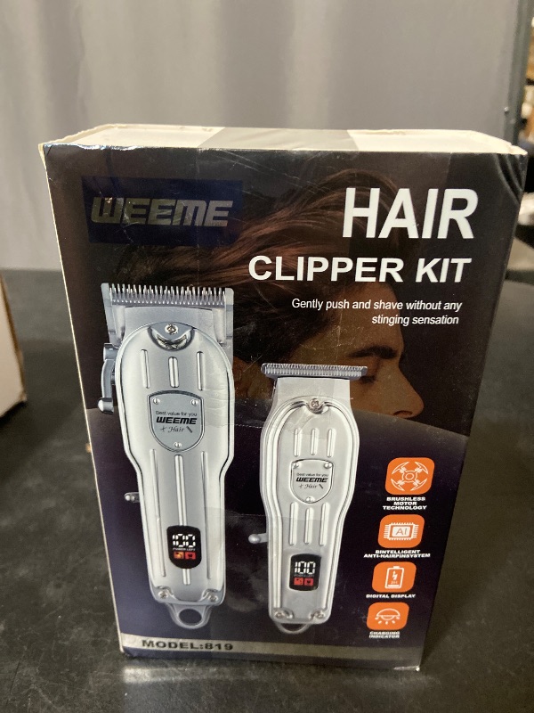 Photo 1 of Cordless Hair Clippers for Men, Clippers Kit, Wireless LED Display Hair Trimmers, Home Haircut &Grooming Set, Rechargeable Mens Hair Clippers Set