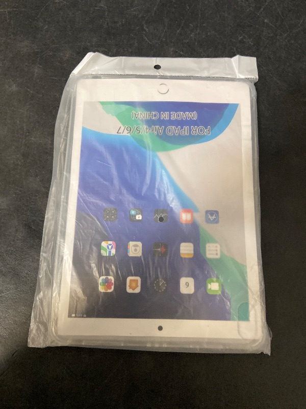 Photo 1 of Case for iPad Air 4/5/6/7 Transparent Slim Silicone Soft TPU Tablet Computer Case Shock Absorption