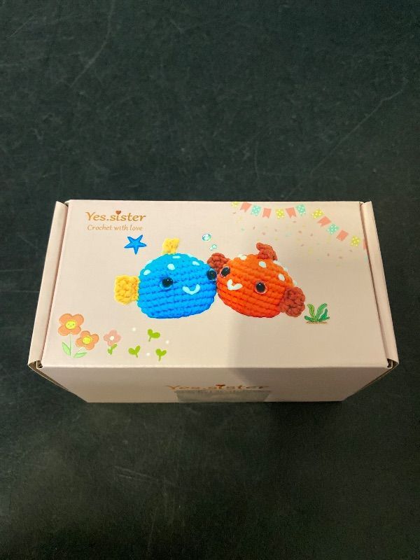 Photo 1 of DIY Yes.Sister Amigurumi Crochet Kit: Fish With Love Pattern