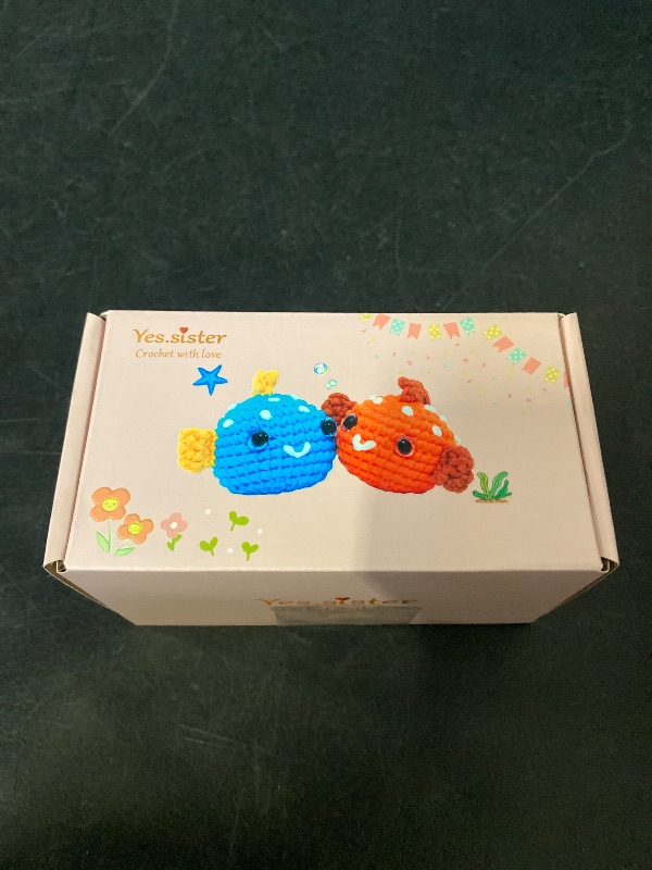 Photo 1 of DIY Yes.Sister Amigurumi Crochet Kit: Fish With Love Pattern