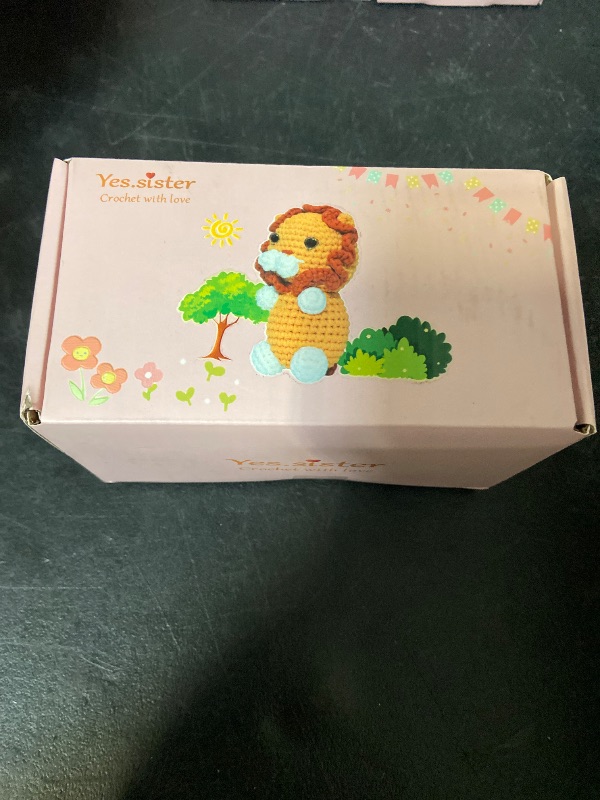 Photo 1 of DIY Yes.Sister Amigurumi Crochet Kit: Cute Lion Pattern