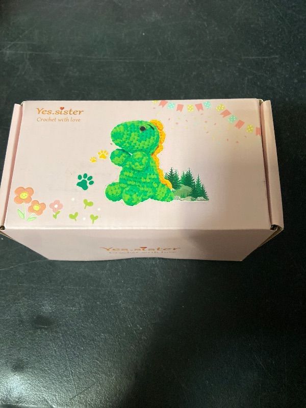 Photo 1 of DIY Yes.Sister Amigurumi Crochet Kit: Cute Dinosaur Pattern