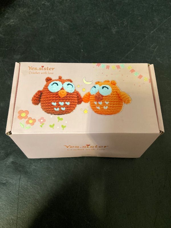 Photo 1 of DIY Yes.Sister Amigurumi Crochet Kit: Two Owl's With Love Pattern