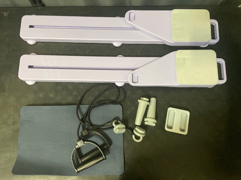 Photo 1 of Pilates Board, Multifunctional Abdominal Plate Sets, Detachable Ab Trainer Machine for Home, 6 in 1 Pilates Sliding Board, Foldable Pilates Reformer for Women Core Workouts
