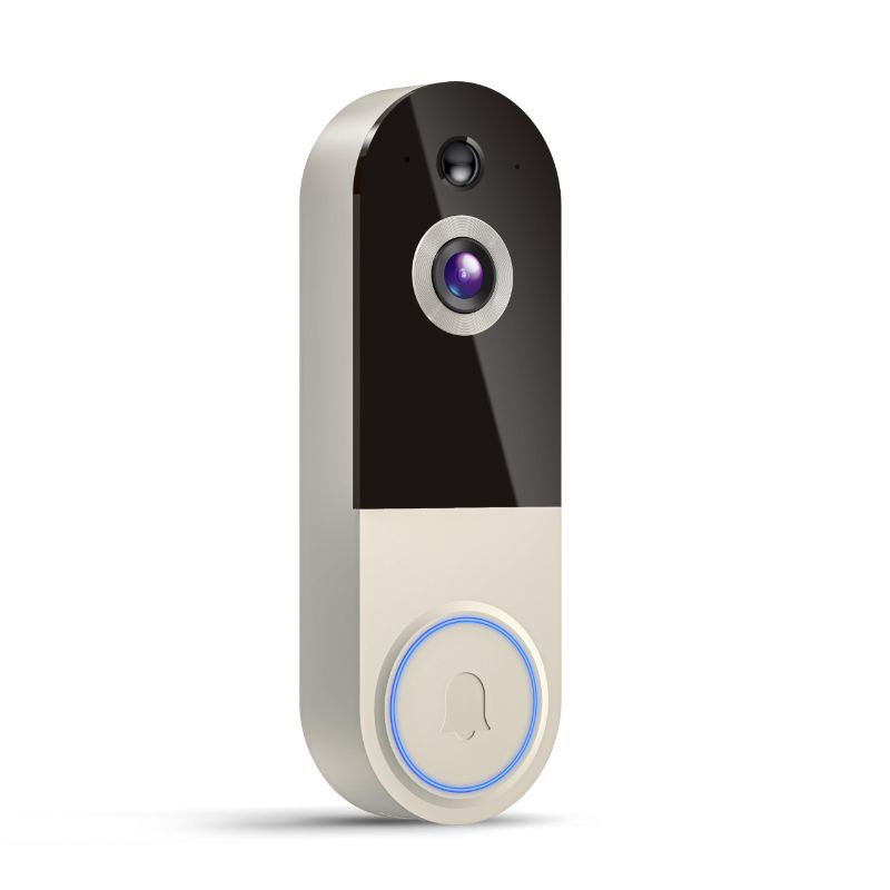 Photo 1 of 1080p Wireless Video Doorbell Camera, Smart Outdoor Surveillance Cam, Live View, Cloud Storage, AI Human Detection, Instant Alerts, Night Vision, Two Way Audio, 2.4G WiFi Only
