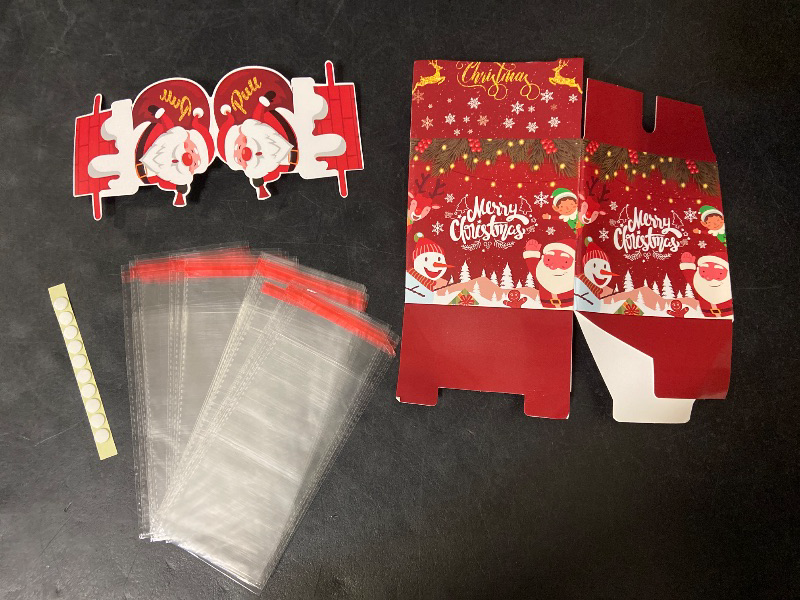 Photo 1 of Christmas Money Box for Cash Gift Pull with Santa Claus Card - Funny Merry Christmas Holder for Kids and Adults - Interesting Gift for Family and Friends
