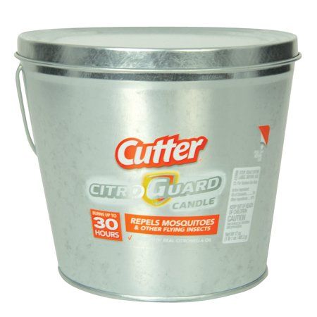 Photo 1 of Cutter Citro Guard Citronella Candle Galvanized 17-oz
