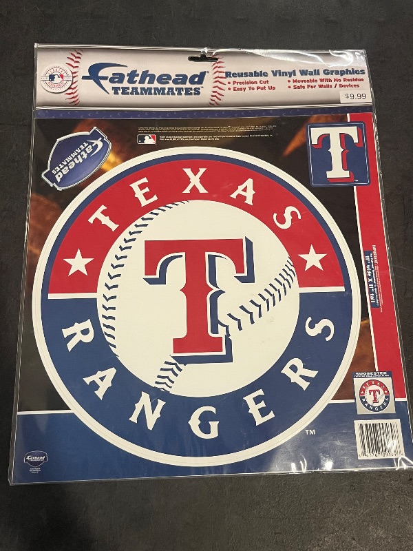 Photo 1 of Fathead Texas Rangers Teammate Logo
