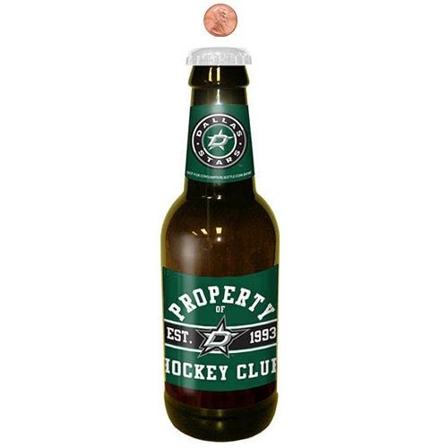 Photo 1 of Dallas Stars Beer Bottle Coin Bank - Brown
