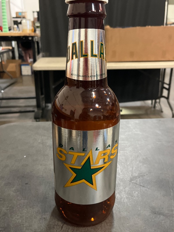 Photo 1 of Dallas Stars Beer Bottle Coin Bank - Brown
