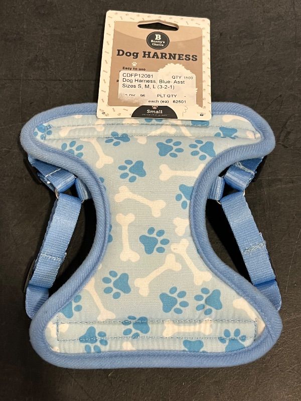 Photo 1 of (M) Blue Dog Harness
