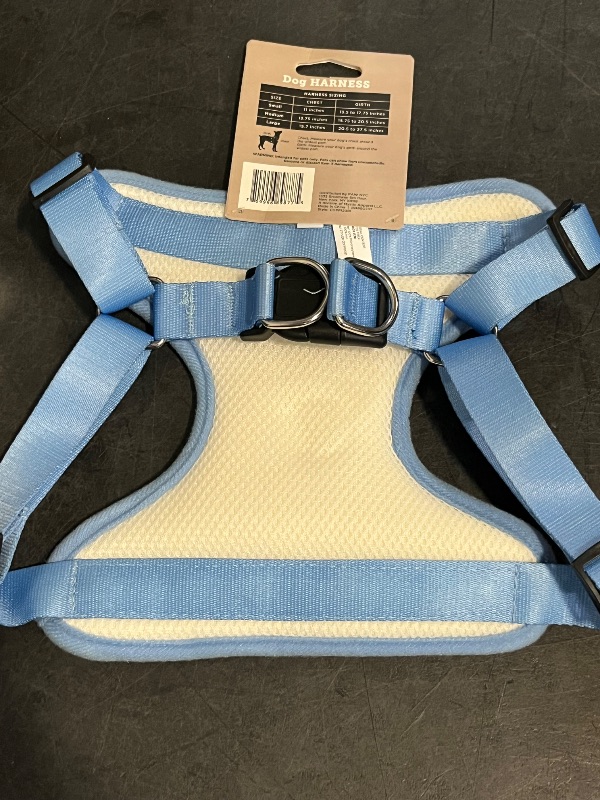 Photo 1 of (L) Blue Dog Harness
