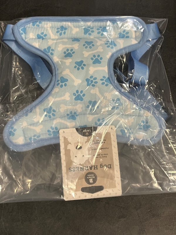 Photo 1 of (L) Blue Dog Harness
