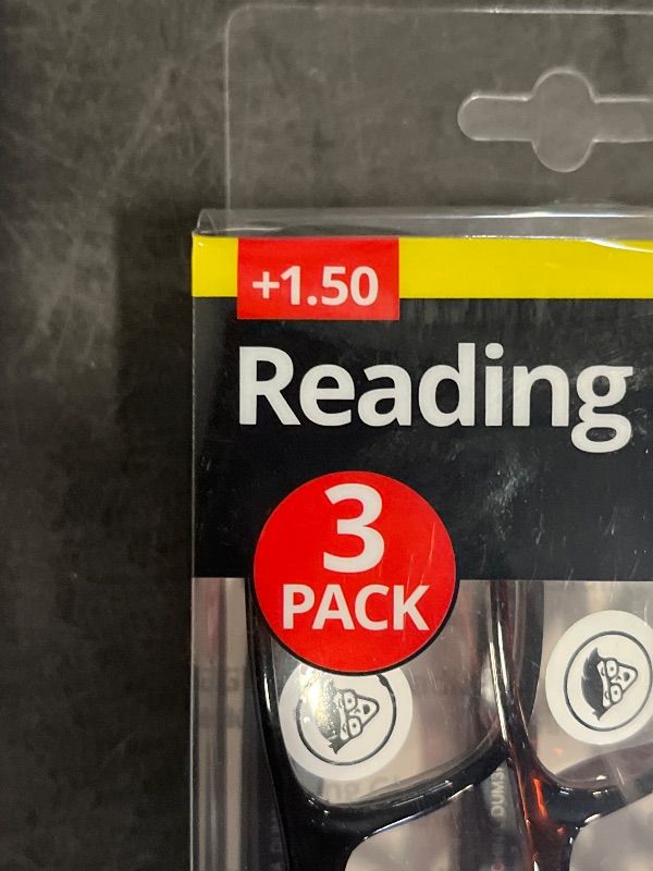 Photo 1 of 3 Pack Reading Glasses for Dummies +1.50
