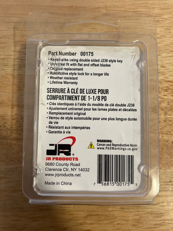 Photo 1 of 175 Exterior Hardware RV 1.13 in. Keyed Compartment Lock
